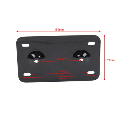 Laydown License Plate Mounting Bracket for Harley Electra Glide