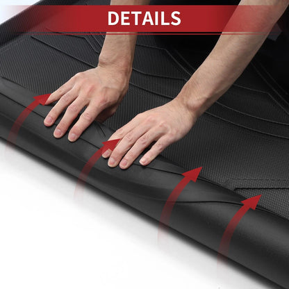 Cargo Liner Rear Trunk Mat for BMW X5 F15 (2014-2018) Diamond Pattern TPE