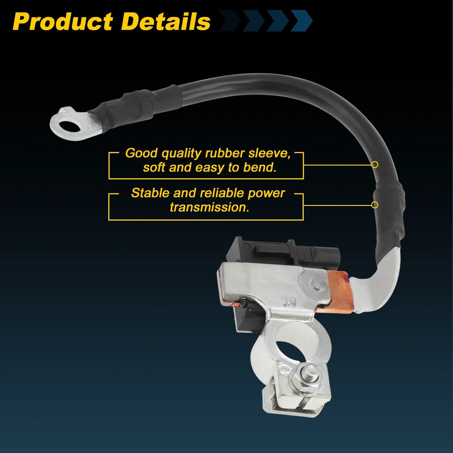 Battery Negative Sensor Cable for Hyundai Accent Veloster (2013–2017) No. 37180-1R600