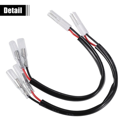 Motorcycle Turn Signal Cable Adapter Connector for Honda  - 4 x Pcs