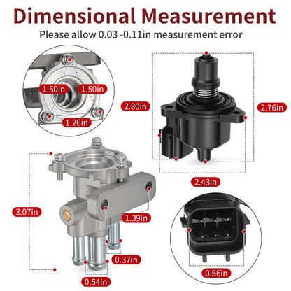 Idle Air Control Sensor Valve Kit for Polaris Sportsman 850 RZR 900 (2015–2021)
