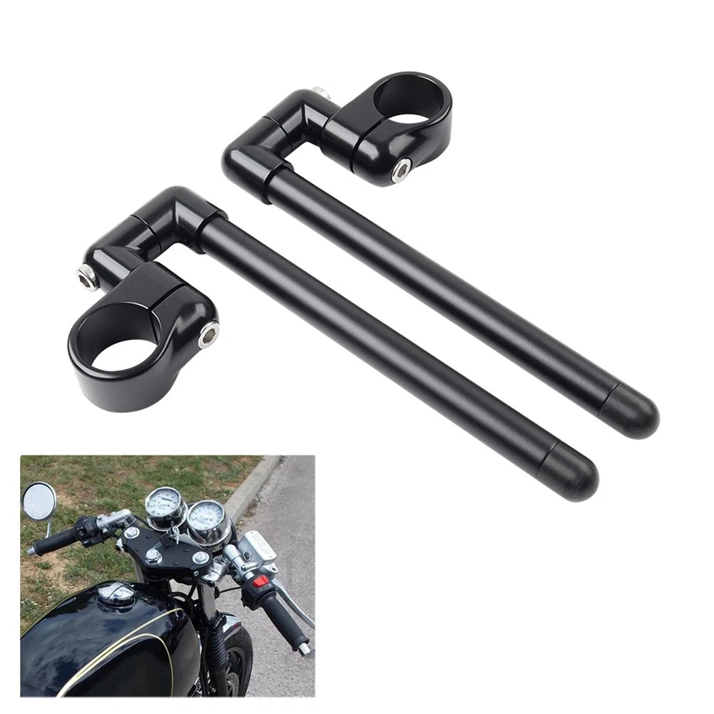 41MM Cafe Racer Clip-On Handlebar for Universal Motorcycle (7/8")