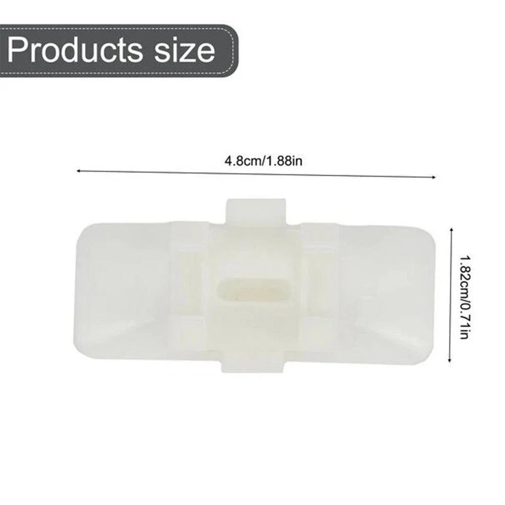 10 x Car Body Side Moulding Clips White for Mercedes Benz W124 W129 (1990-1996)
