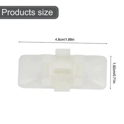 10 x Car Body Side Moulding Clips White for Mercedes Benz W124 W129 (1990-1996)