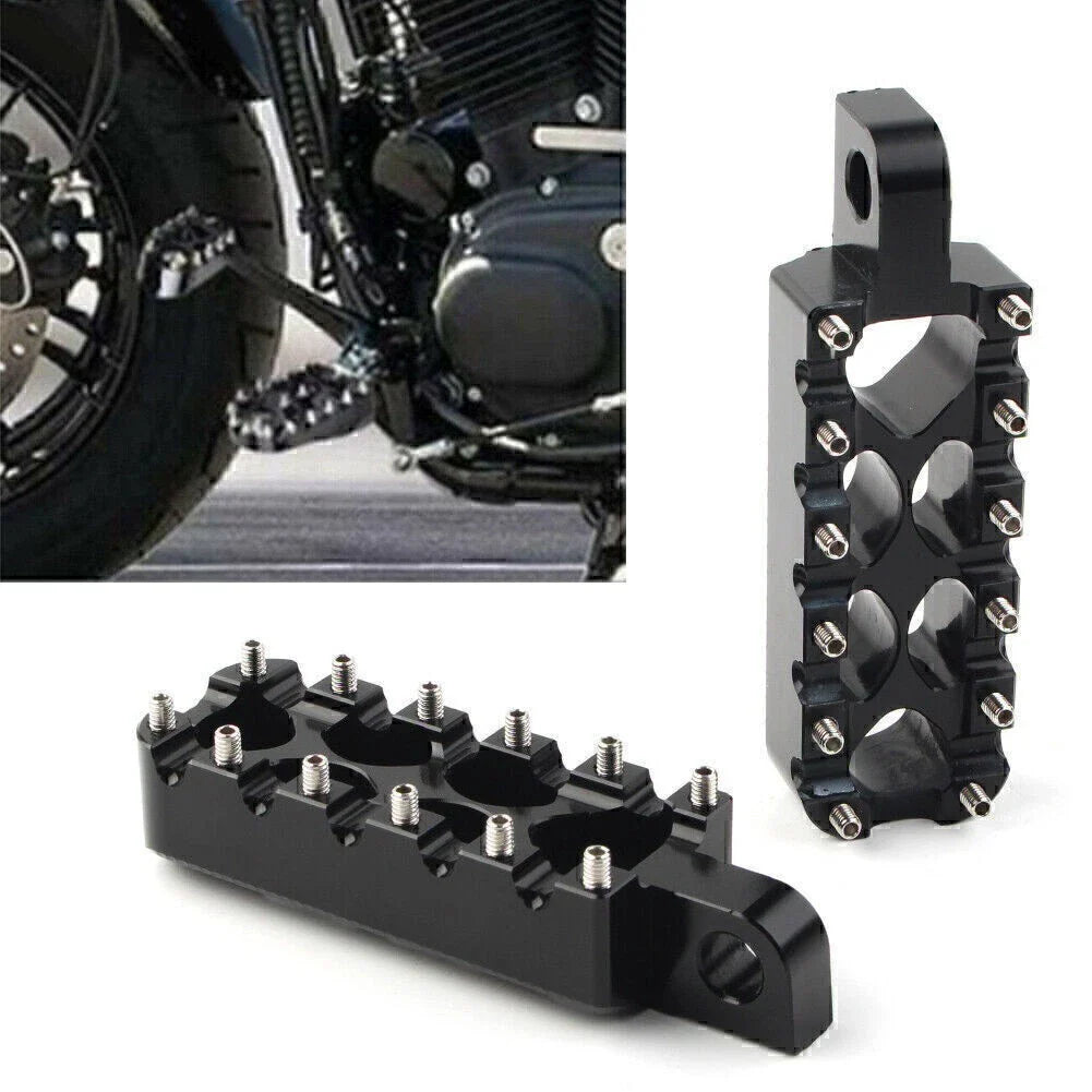 Black Foot Pegs for Harley Dyna Wide Glide FXDWG FXDB FXDL FXDF