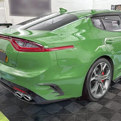 Canard Covers Rear Bumper Side Vent Carbon Fiber for Kia Stinger (2017–2023)
