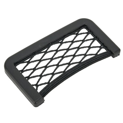 3 x Car Seat Side Back Storage Net Bag Phone Holder Pocket Organizer Black