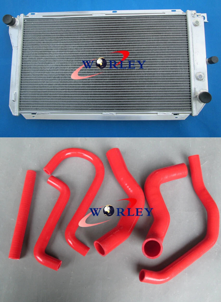 Alloy Radiator and Red Hose Kit for Ford Falcon EF EL NF NL (1994–2002)