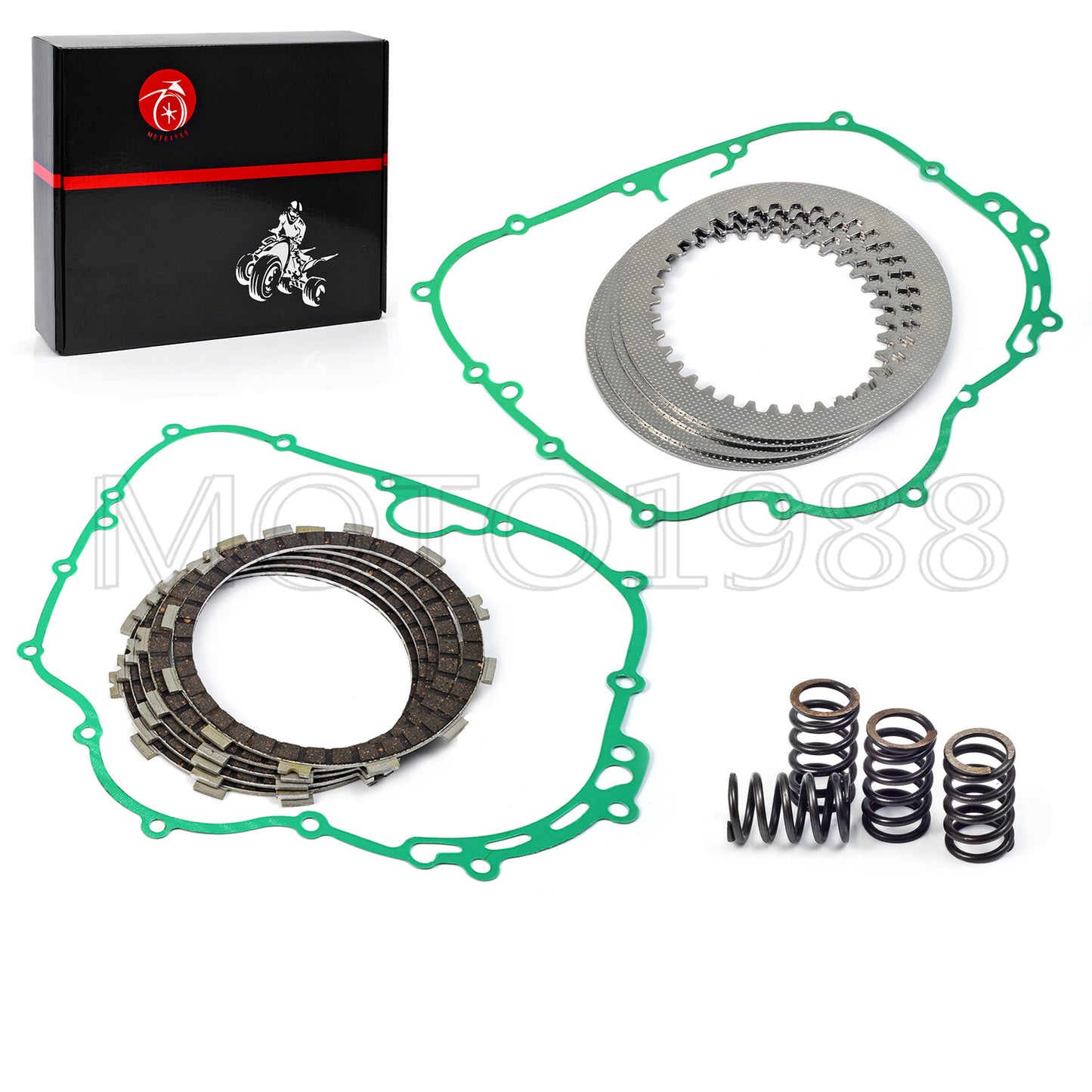 Clutch Friction Plates & Gasket Kit for Kawasaki Bayou 300 (1986–2004)