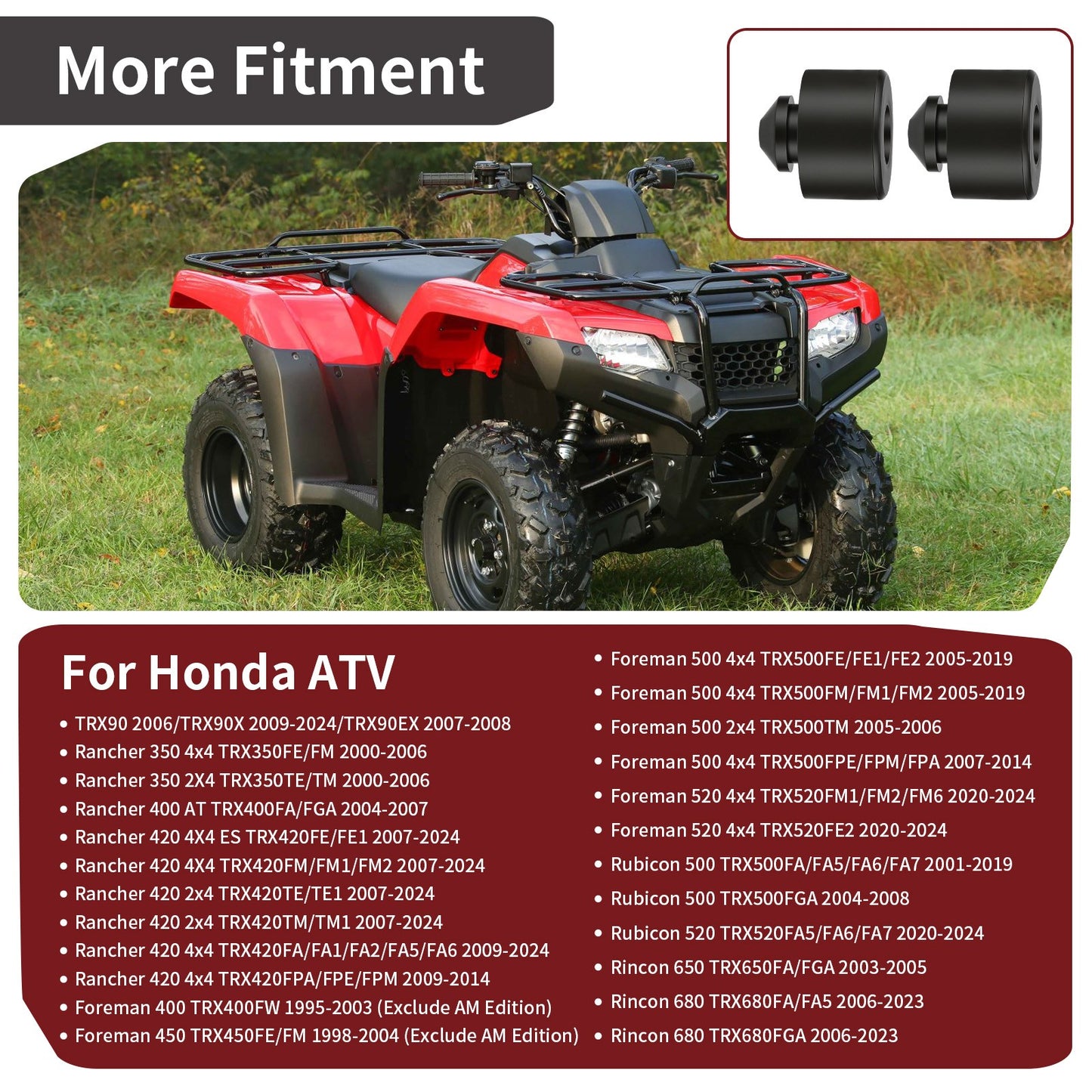 Rubber Seat Cushion for Honda EZ90 CRF230L CTX1300 CTX700