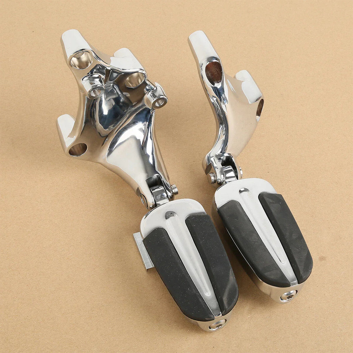 Passenger Foot Pegs w/ Mount Bracket for Harley Sportster 883 1200 (2014-2022)