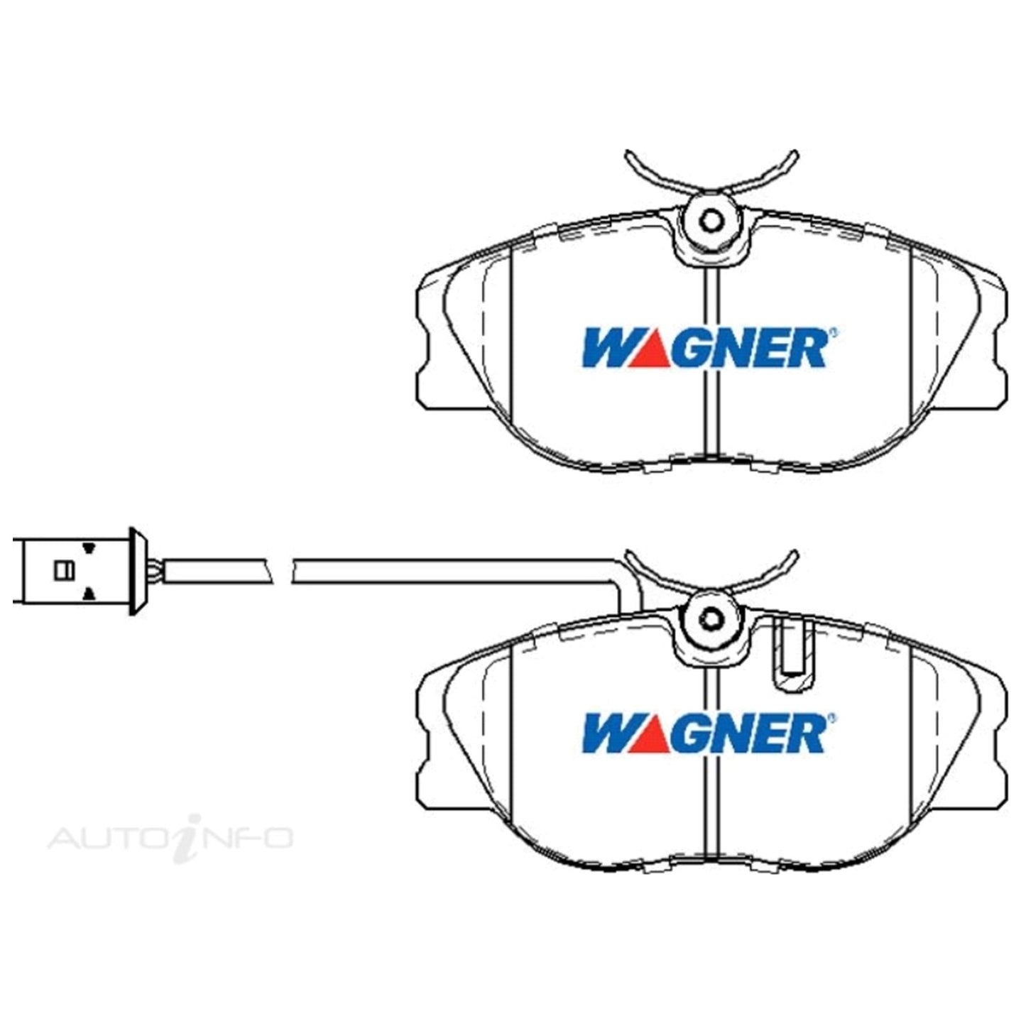 Set of Front Disc Brake Pads for Alfa Romeo 164 (1989–1992)