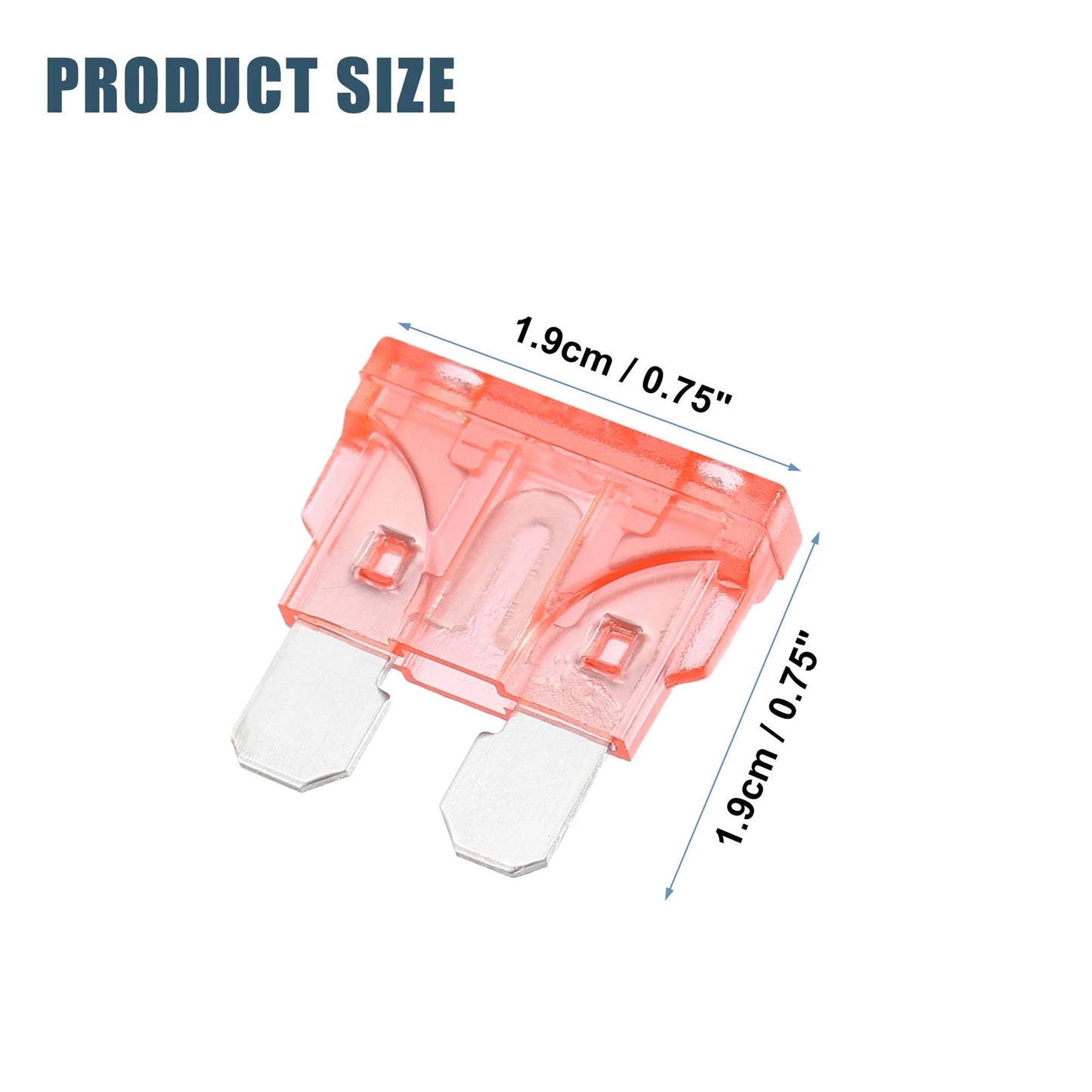 30pcs 40A Medium Blade Style Fuses for Automotive Car Boat