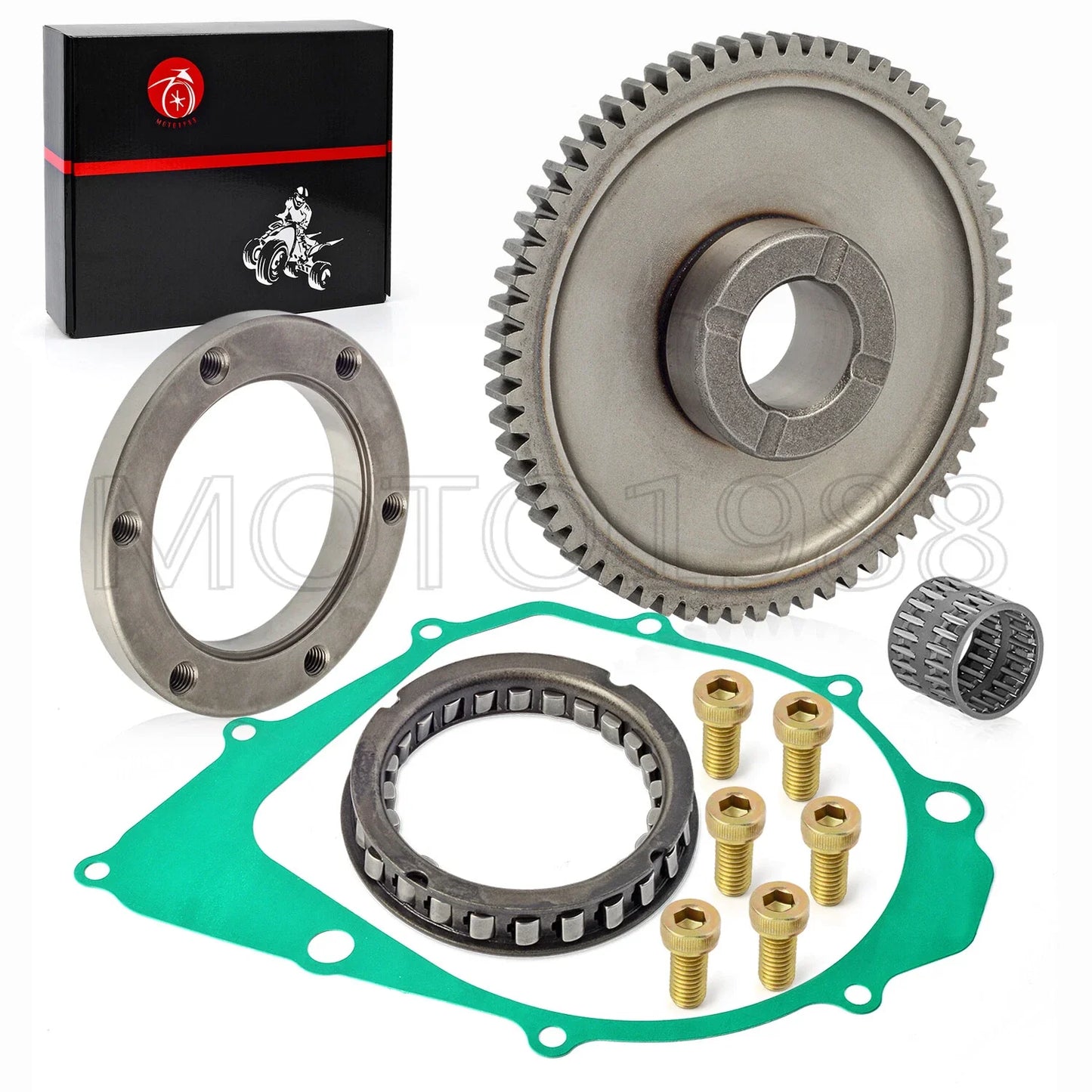 Starter Clutch One-Way Bearing Idler Kit for Yamaha Kodiak 400 (1994–1998)