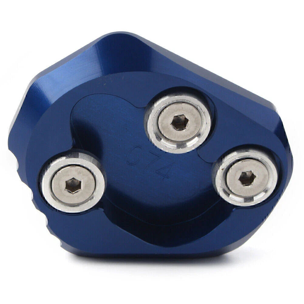 Blue Kickstand Side Stand Plate Extension Pad for YAMAHA YZF-R6 (2017-2018)