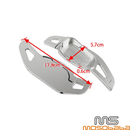 Silver Steering Wheel Gear Shift Paddles for Audi S5 S6 RS3 RS6 RS7 (2007-2023)