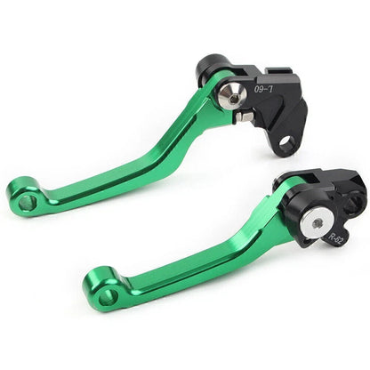 CNC Green Pivot Brake Clutch Levers for Suzuki RM125 RM250 RM85 (2001-2023)