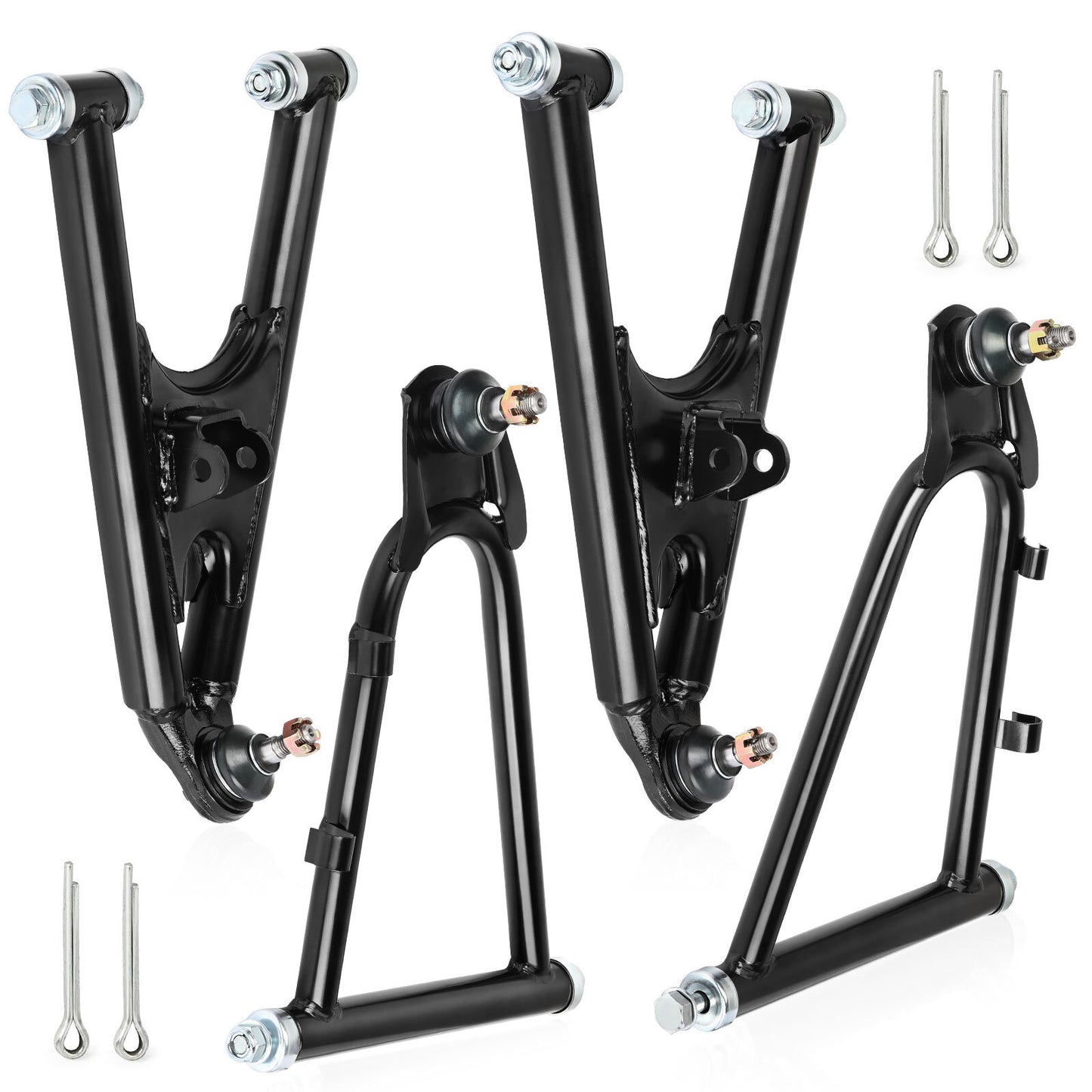 Set of 2 Front Upper Lower Control A-Arms for Yamaha Banshee 350 (1987–2006)