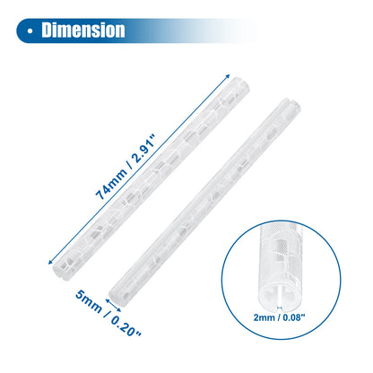 36 Pcs Reflective Bicycle Reflectors for Bike (ABS White)