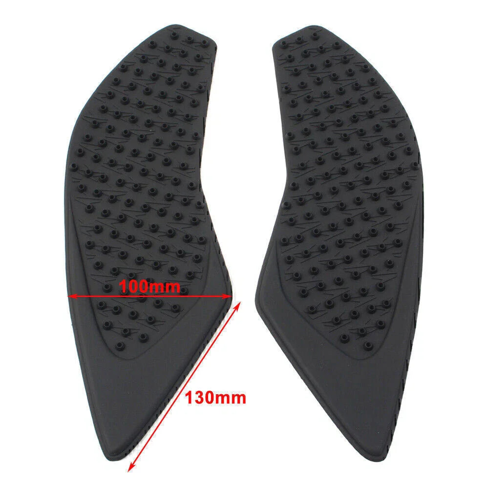 Black Tank Traction Side Pad Decals for Yamaha YZF-R1 (2015-2016)