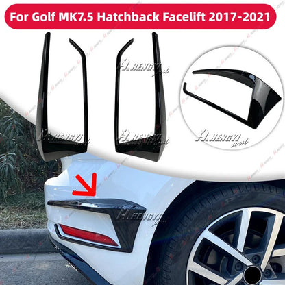 Rear Bumper Side Vent C Canard Cover for Golf MK7.5 Hatchback (2017–2020)