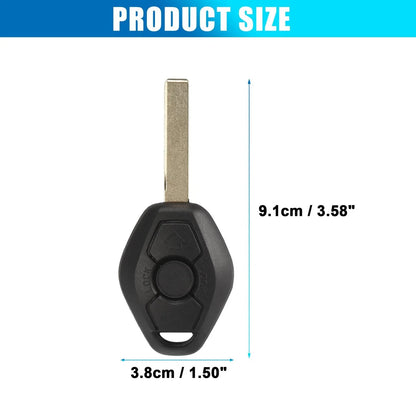 3 Button 868MHz Fob Entry Car Remote Key for BMW 5 Series E60 E61 (2003-2007)
