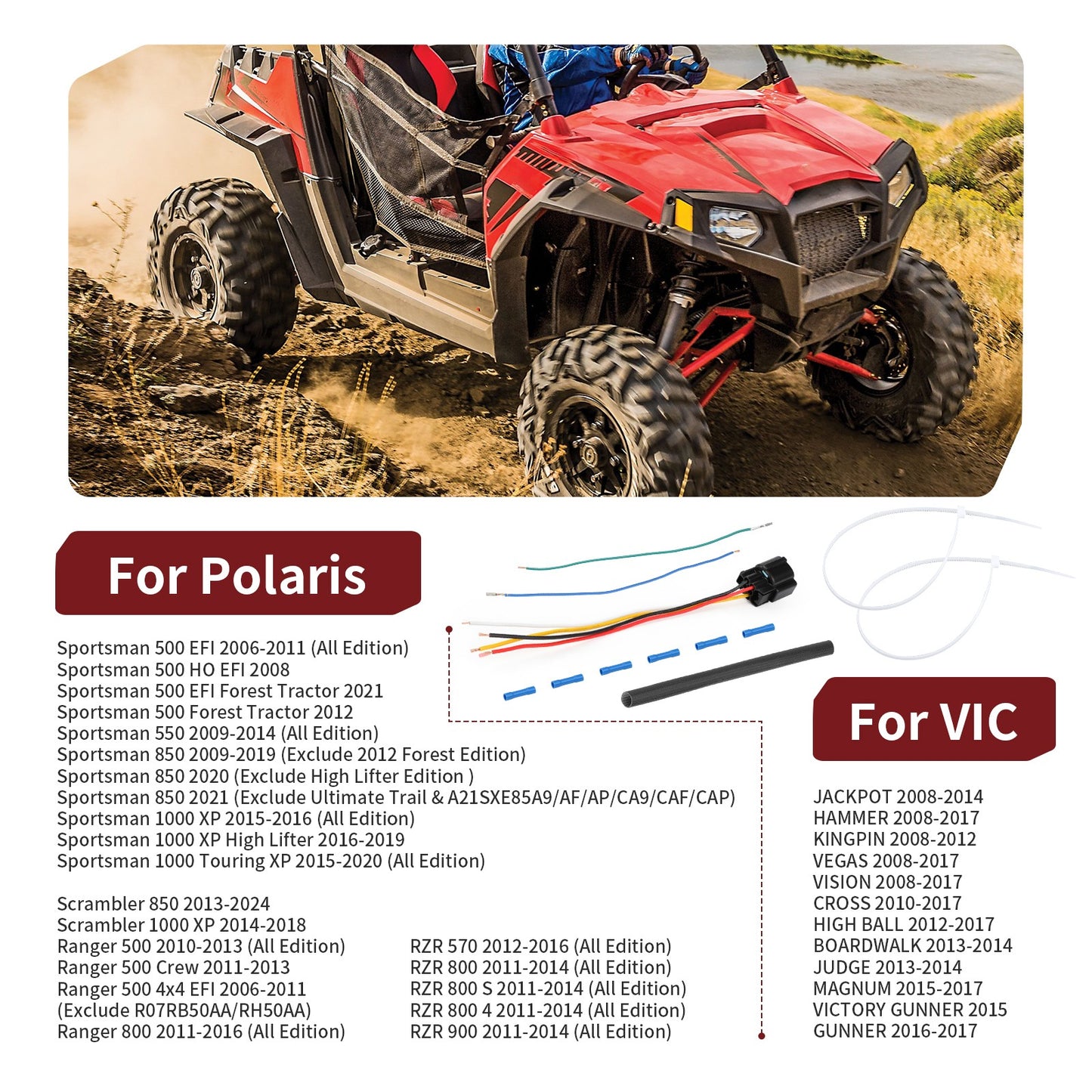 Idle Air Control Harness for Polaris Sportsman 1000 Touring XP (2015–2020)