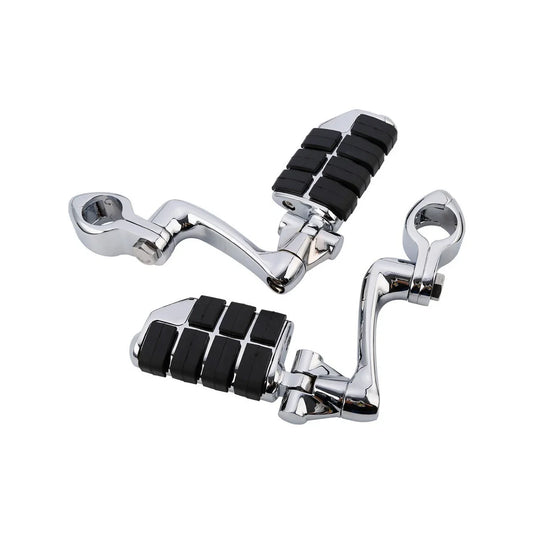 1-1/4" Long Highway Foot Pegs for Harley Touring Street Glide (2014-2023)