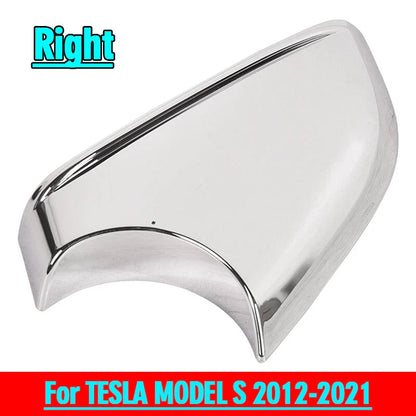 Chrome Right Side Door Rearview Mirror Lower Cover Holder Tray for Tesla Model S