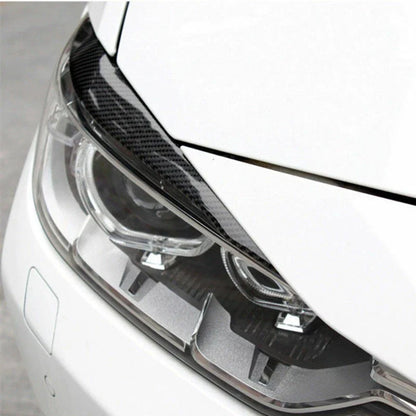 Headlight Eyebrow Trim Decor Soft Parts For 3 F36 F30 320i 325i (2013–2017)