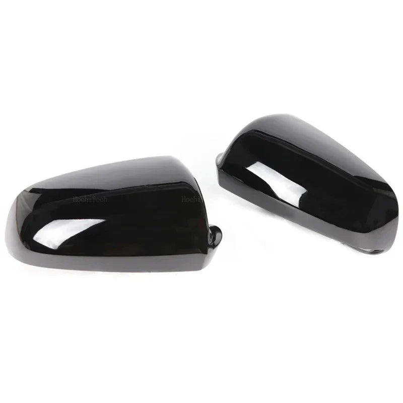 Gloss Black Wing Mirror Caps for Audi A4 B7 (2005–2008)