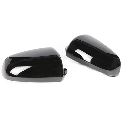 Gloss Black Wing Mirror Caps for Audi A4 B7 (2005–2008)