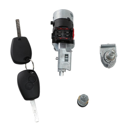Ignition Lock Cylinder with Key Kit for Renault Kangoo II (2008–2021)