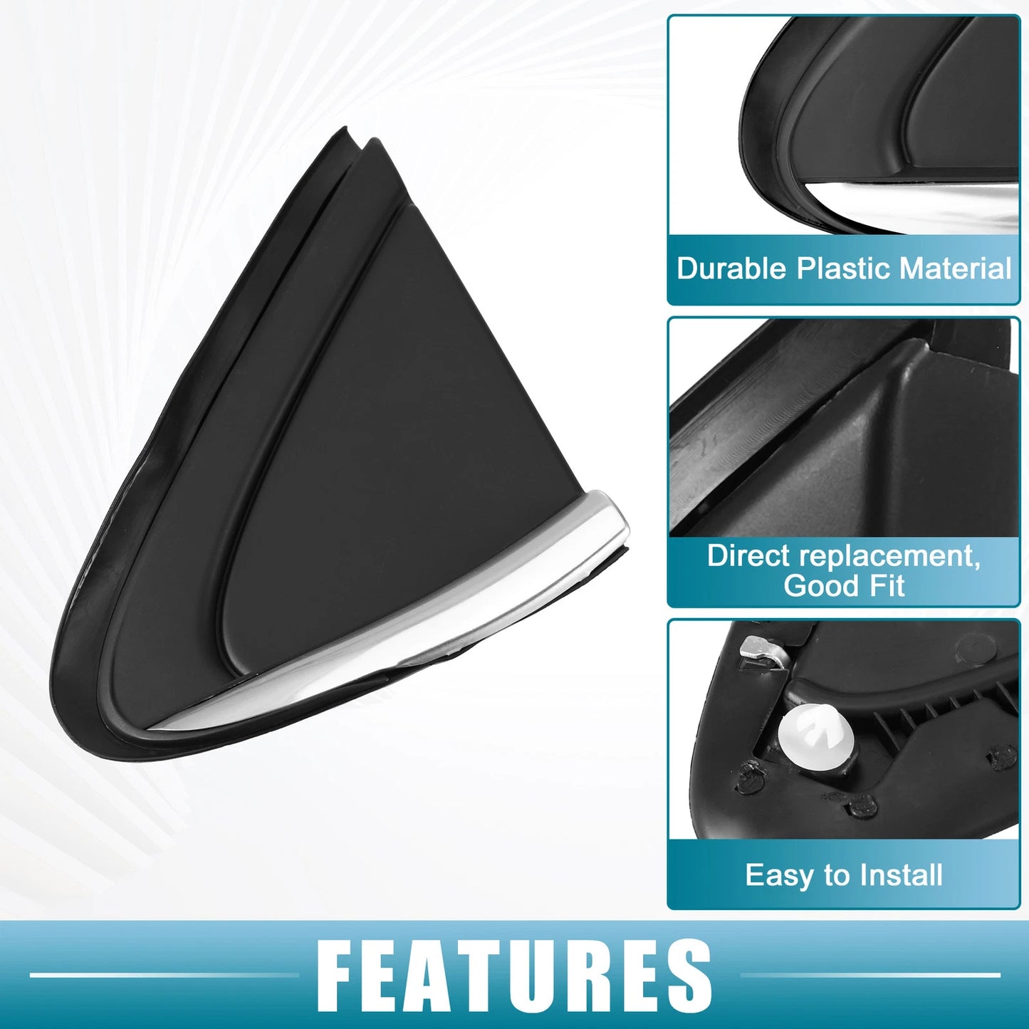 Front Left Mirror Corner Fender Triangle Cover No. 84106815 for Chevrolet