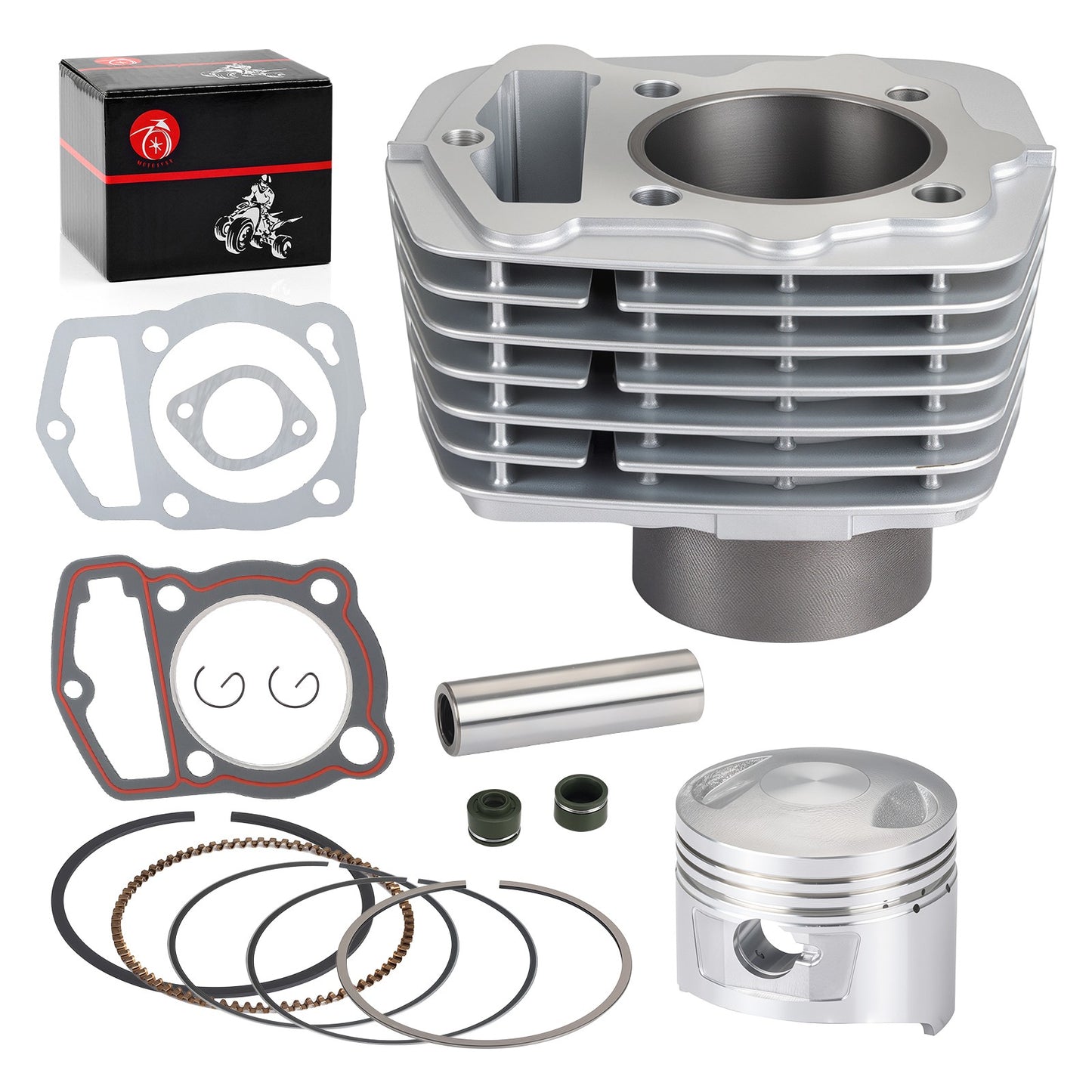 Top End Rebuild Kit with Piston and Gasket for Honda XR200 XR200R XL200R