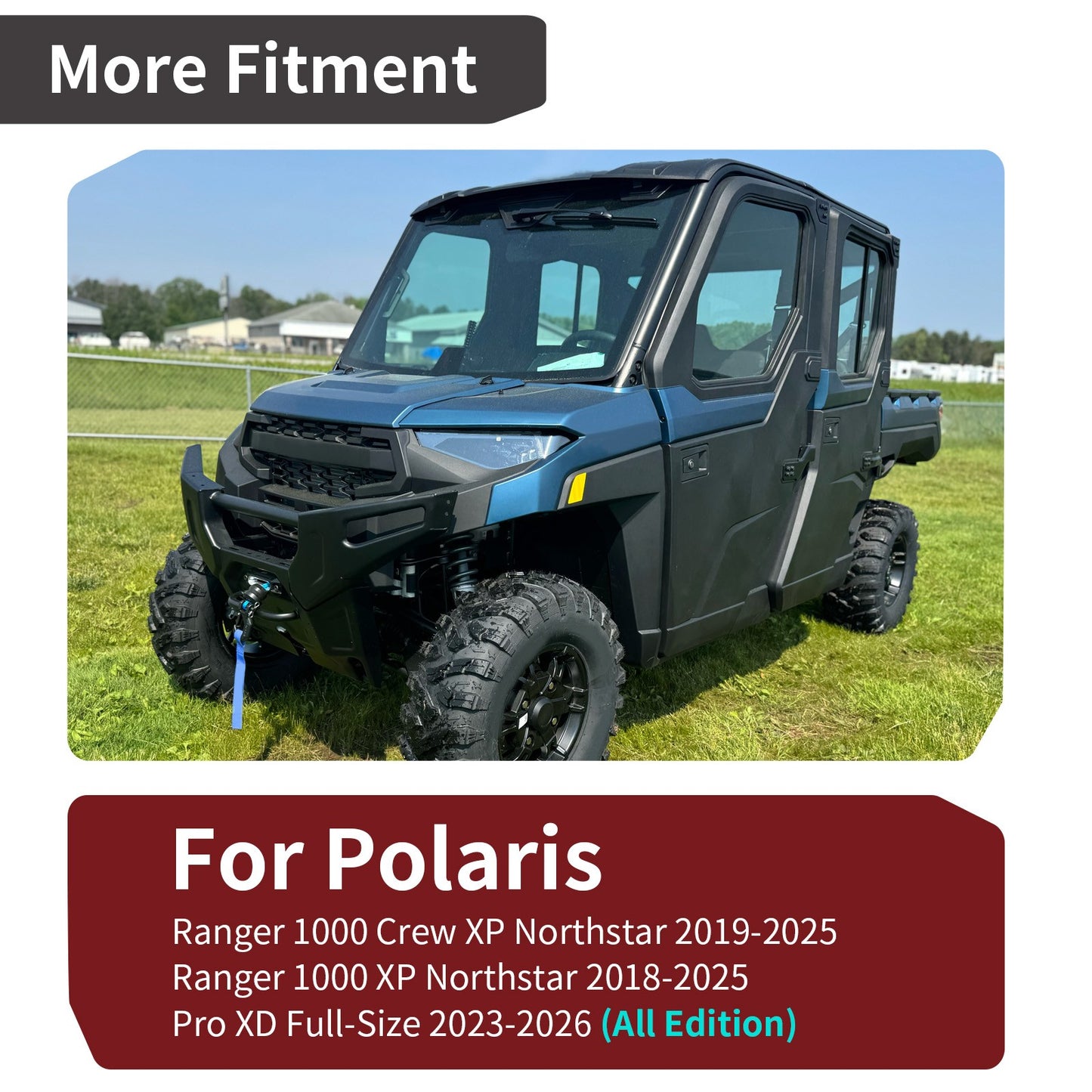Door Seal Hardware Kit for Polaris Ranger XP 1000 (2018–2025)