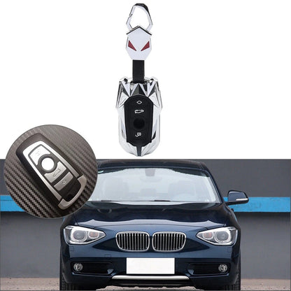 Silver Remote Key Fob Cover for BMW 1 2 3 4 5 6 7 Series X3 X4 M2 M3 M4 M5 M6 (2010–2023)