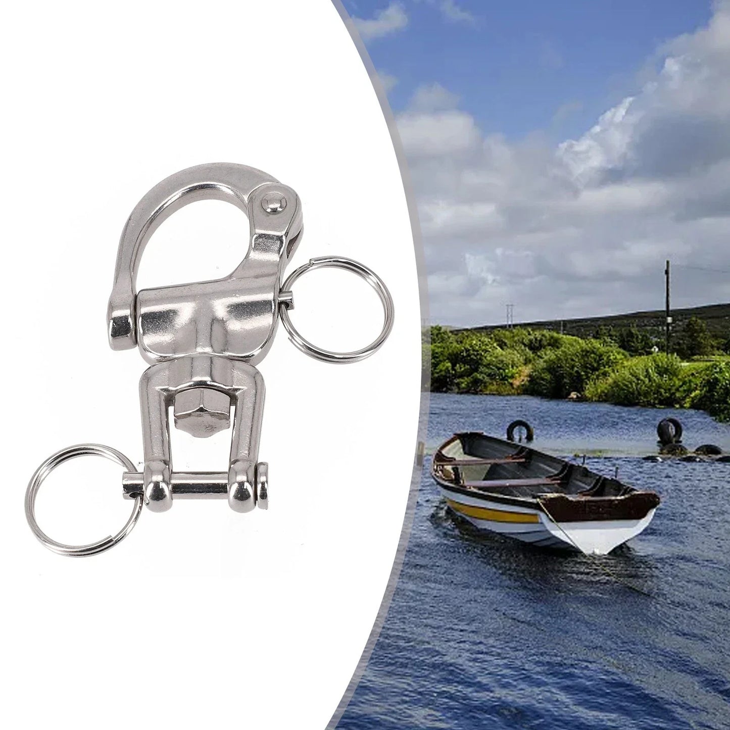 Snap Shackle / 316 Stainless / Spinnaker Halyard for Sailboat