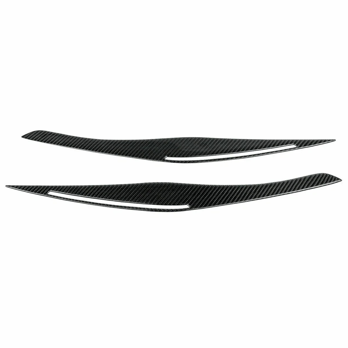 CARBON FIBER HEADLIGHT EYELID EYEBROW COVER for BMW E90/E91 (2006–2011)