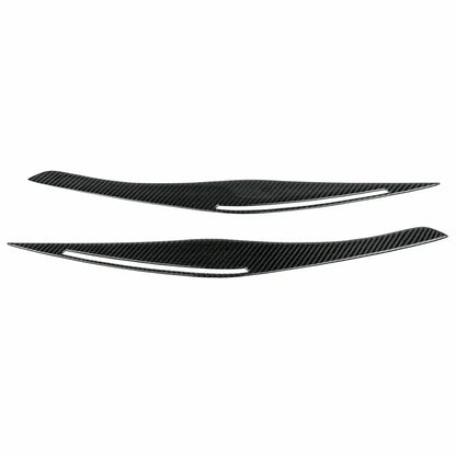 CARBON FIBER HEADLIGHT EYELID EYEBROW COVER for BMW E90/E91 (2006–2011)