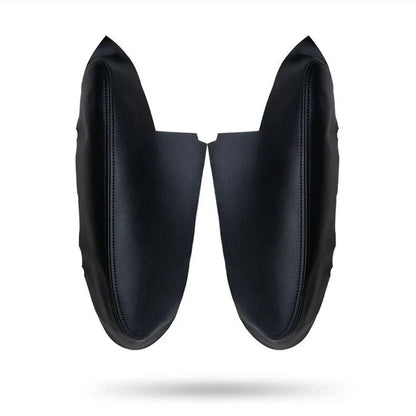 2 x Black Door Panels Armrest Leather Cover for Honda Ridgeline (2009–14)
