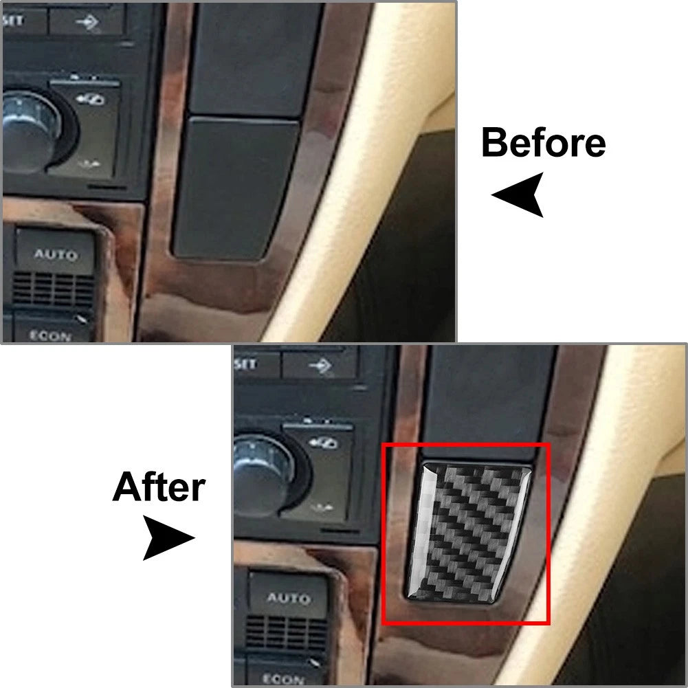 Rear Fuel Tank Switch Button Cover Trim for Volkswagen Passat B5 (2001–2005)