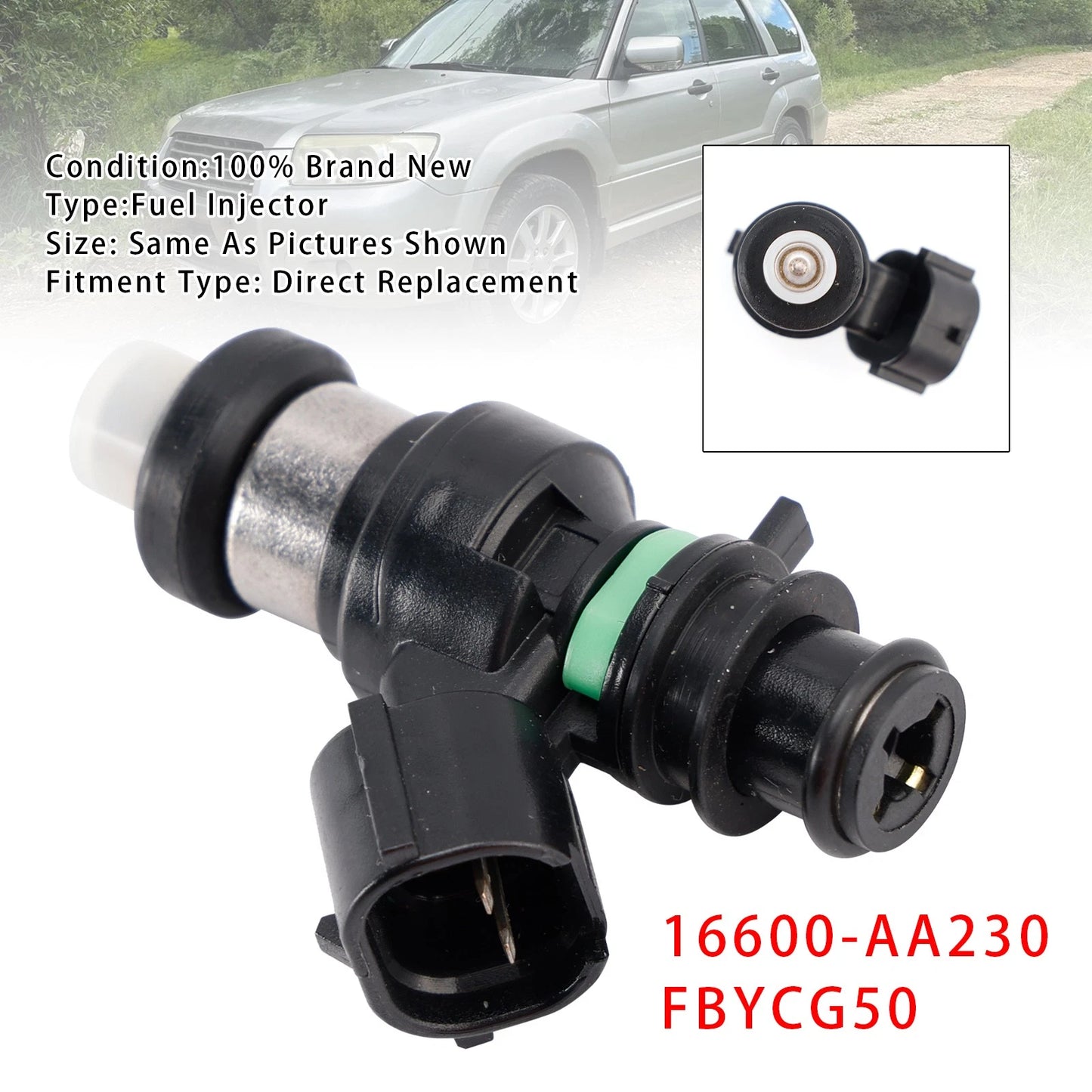 Fuel Injector for Subaru Forester Impreza Legacy 2.0L (FBYCG50)