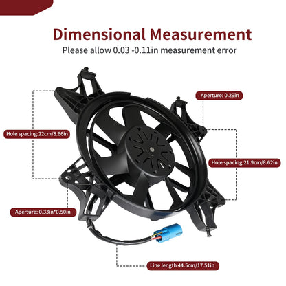 Brushless Fan Assembly for Polaris RZR XP Turbo S (2018–2019)