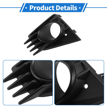 Front Left Fog Light Grill No.MI1038128 for Mitsubishi Mirage (2021–2024) Black ABS