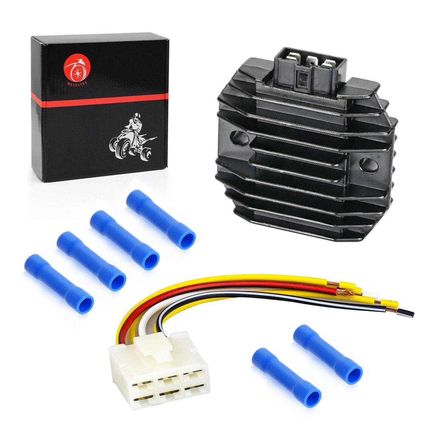 Voltage Rectifier Regulator +Plug for Yamaha YZF R1/YZF R6 (1998–2005)
