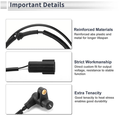 ABS Wheel Speed Sensor for KIA RIO (2001–2002) 0K31L4373XE/0K31L4373XD