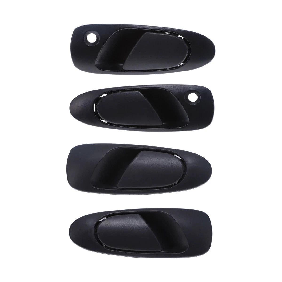 Set of 4 Door Handle Outer Black for Honda Civic EG EH (1991–1995)
