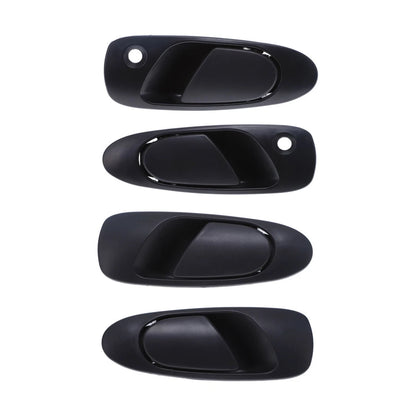 Set of 4 Door Handle Outer Black for Honda Civic EG EH (1991–1995)