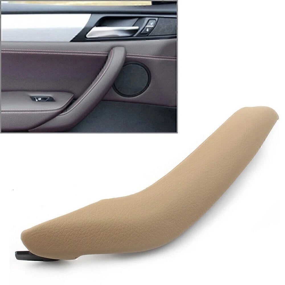 Left Inner Outer Door Pull Handle Trim Cover for BMW X3 X4 (2010–2017) Beige